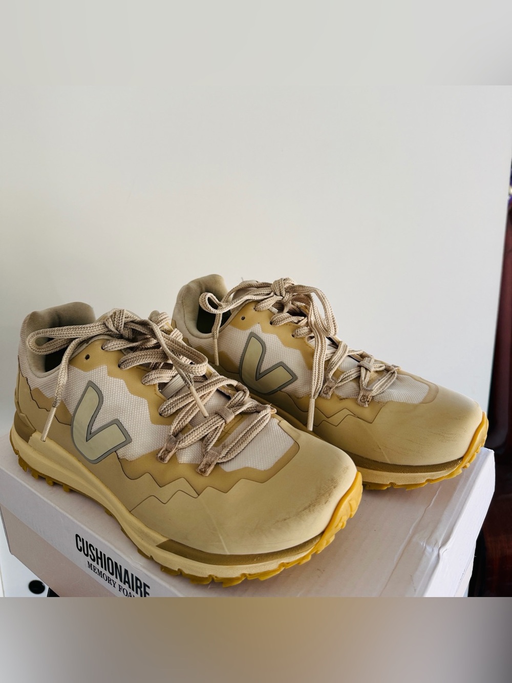 VEJA Women's Fitz Roy Trail Shoes - Gravel / Pierre / Almond Size 7 - Picture 3 of 9